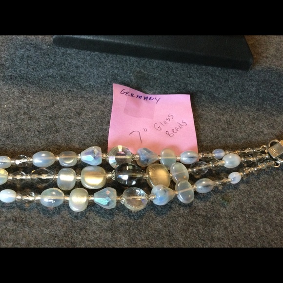 Vintage Three Strand Bracelet Made in Germany - Picture 7 of 7